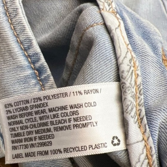 Women's Notch Front Seamed Denim Mini Skirt - Wild Fable Light Wash - Picture 2 of 4